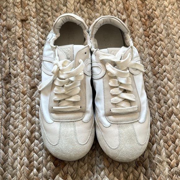 Loewe Ballerina Runner Sneaker | White & Beige | Like New - Picture 2 of 5